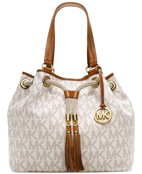 michael kors purse white macys|Michael Kors tote bag outlet.